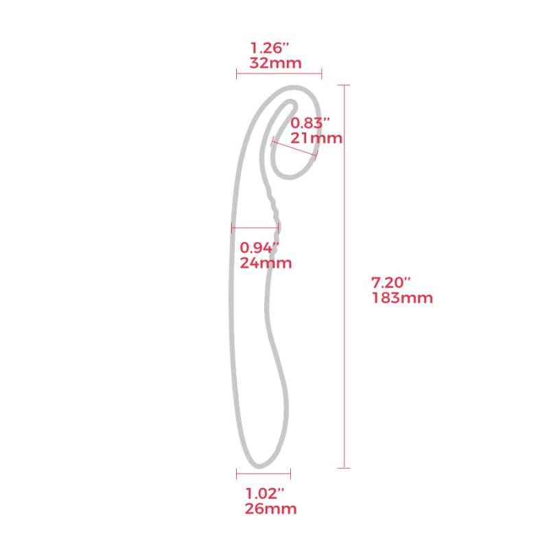 G Snuggle Ultrasoft Sprout Shaped Unisex Vibrator