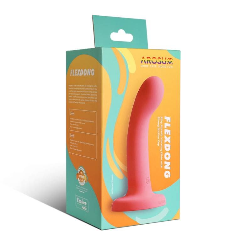 FlexDong Vibrating Strap-On Dildo – Silicone Vibrating Strap-On Dildo