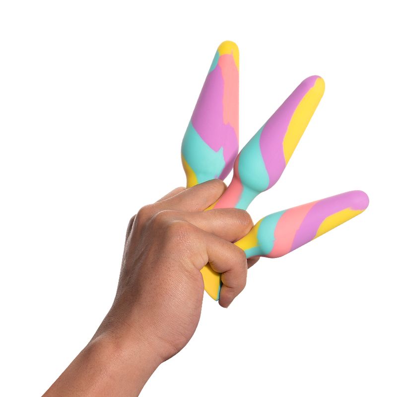 TriPlugs 3 Piece Silicone Anal Training Kit