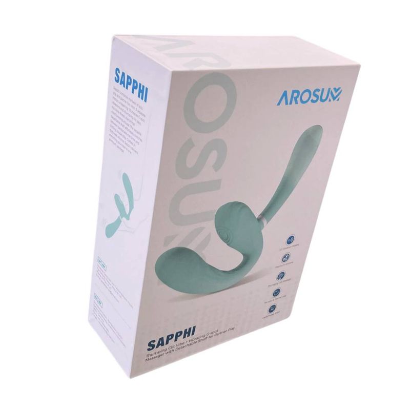 Sapphi Detachable Strapless Strap-on Double Vibrator by Arosum