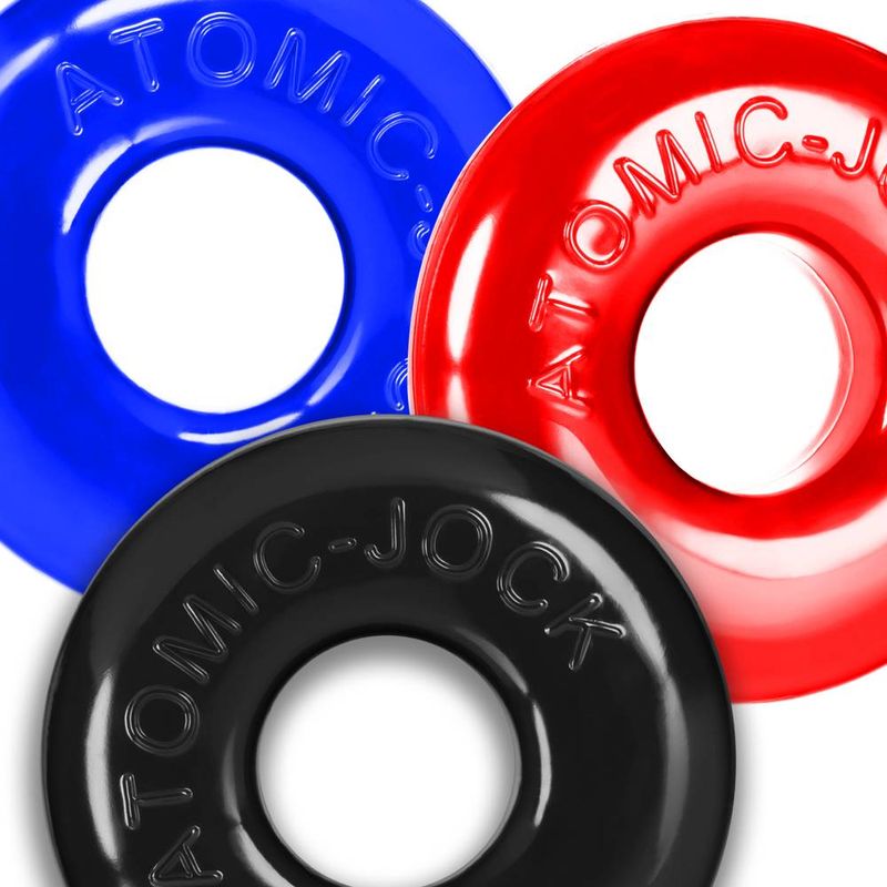 Ringer Max Three Piece Multi Colour Cockring Set