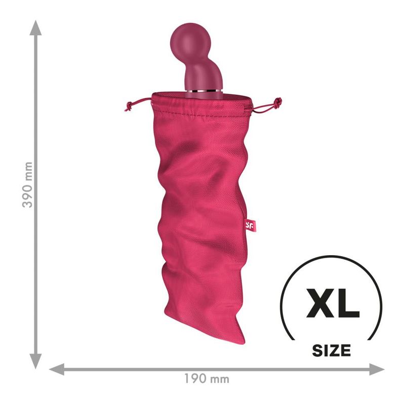 Satisfyer Treasure Bag Extra Large Pink Toy Storage Bag