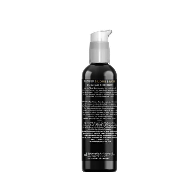 Swiss Navy Hybrid Lubricant 2oz/59ml for Intimate Comfort