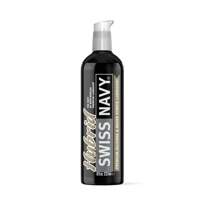 Swiss Navy Hybrid Lubricant 8oz/237ml for Intimate Comfort