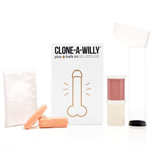 Clone-A-Willy Plus Balls Kit Medium Skin Tone – Penis Casting Kit