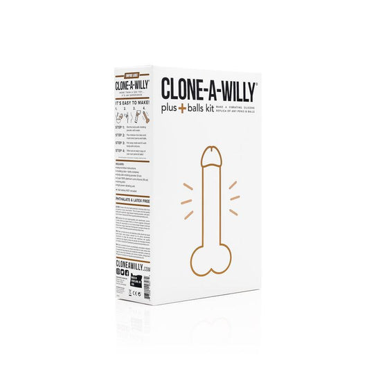 Clone-A-Willy Plus Balls Kit Medium Skin Tone – Penis Casting Kit