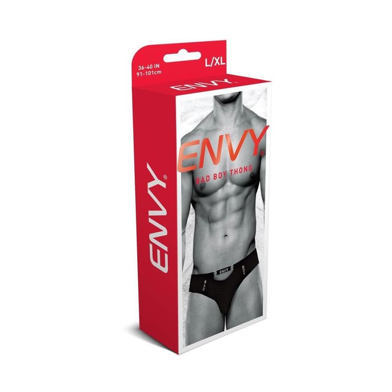 Envy Bad Boy Thong (Black) – Slim Lingerie Thong
