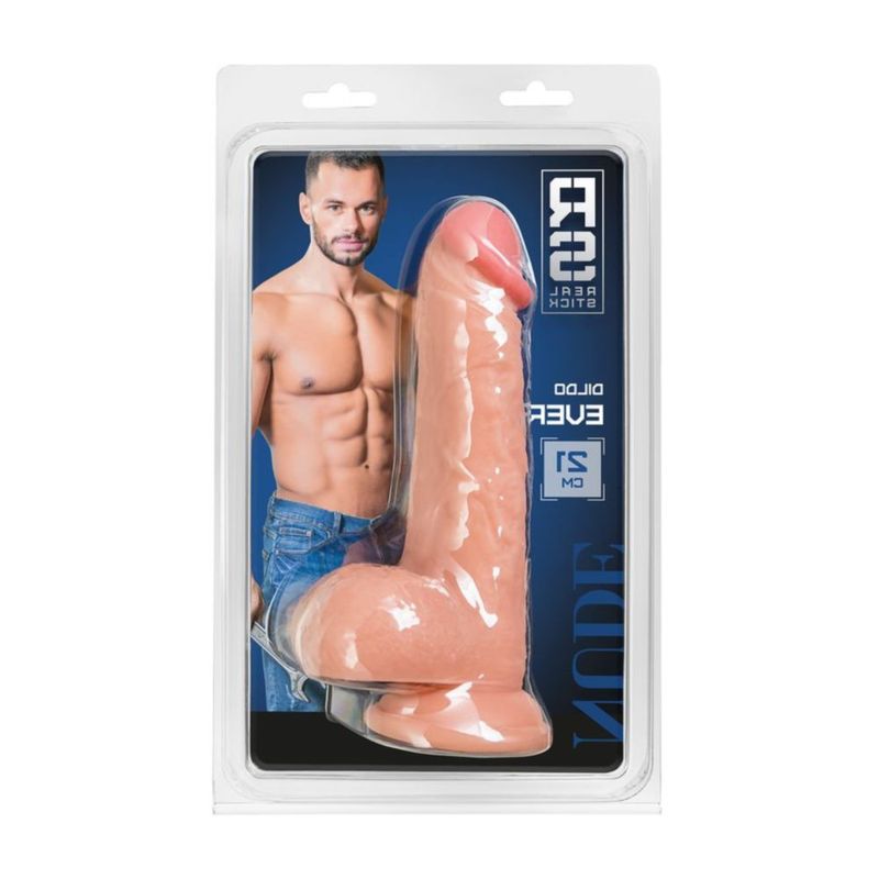 Raw Ultra Realistic Brown 7 Inch Dildo with Bendable Design and Balls