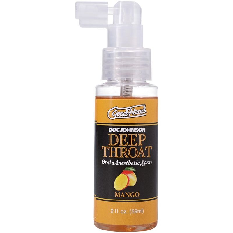 GoodHead Deep Throat Spray Mango 59ml - Flavorful Pleasure