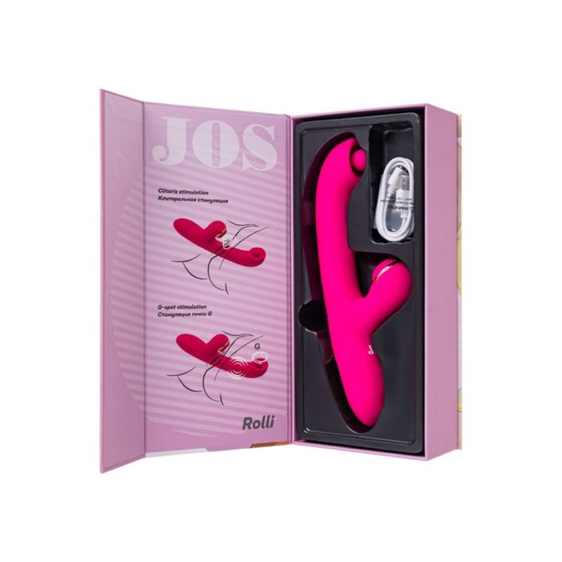 JOS Rolli Vibrator 7 Modes with Vacuum Clitoral Stimulator