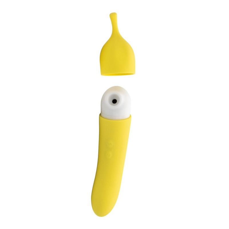 Banana Cream Yellow – G-Spot and Air Pulse Vibrator