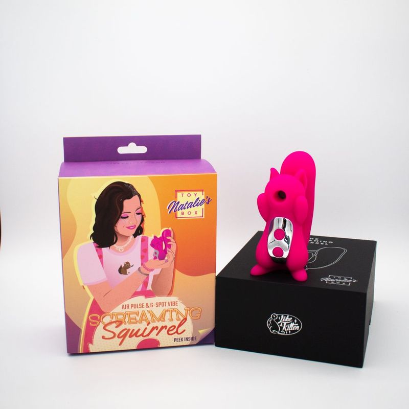 Screaming Squirrel Air Pulse G-Spot Vibrator