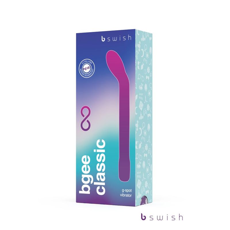 Bgee Infinite Classic Purple Waterproof Vibrator 7 Inch