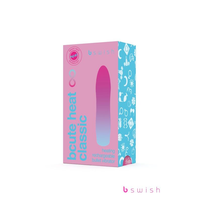 Bcute Infinite Heat Classic Sunset Pink Vibrator 7 Inch
