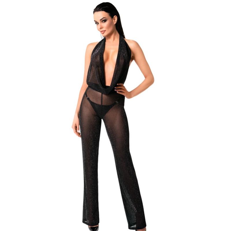 Luminara Overall – Lightweight Sheer Sparkling Jumpsuit