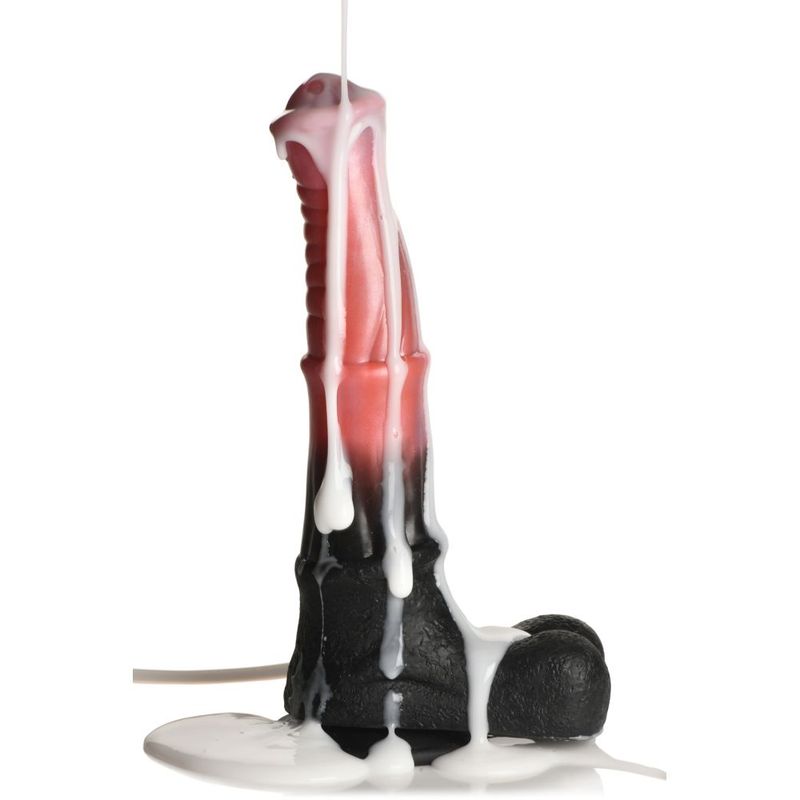 Creature Cocks Centaur Explosion (Pink/Black) – 24.5 cm Squirting Fantasy Dildo