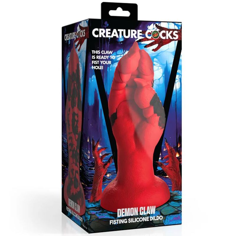 Demon Claw Fisting Silicone Dildo with Scales and Claws for Unique Pleasure 8.6 inch