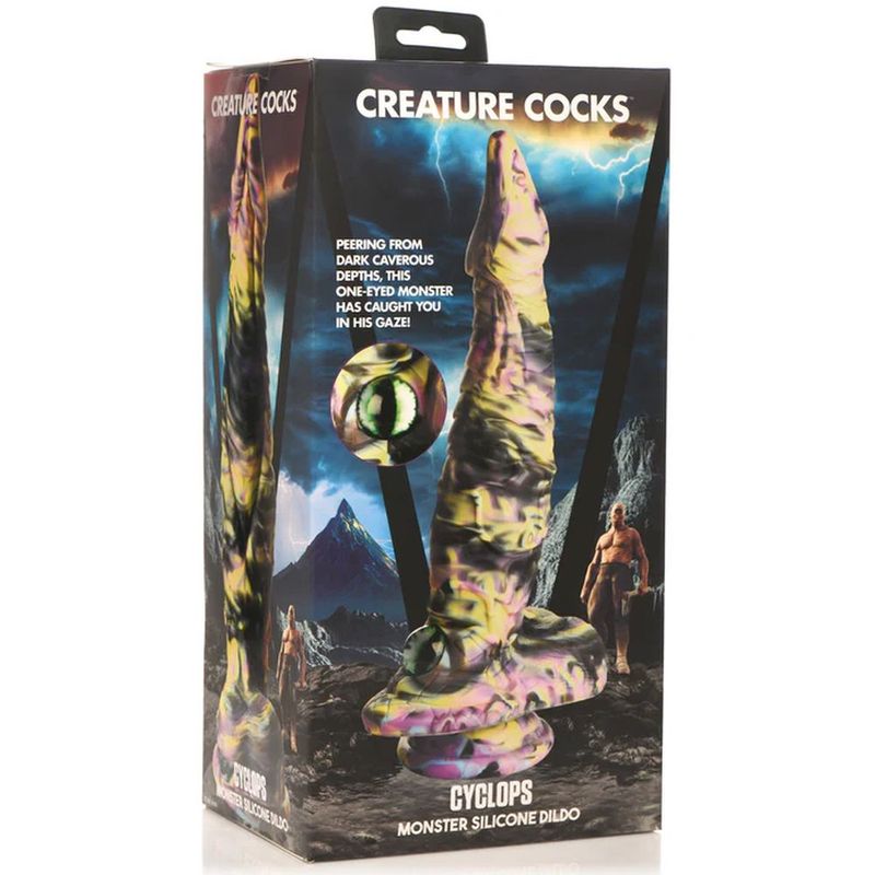 Creature Cocks Cyclops Monster (Multicolor) – 11.3 Inch Silicone Dildo
