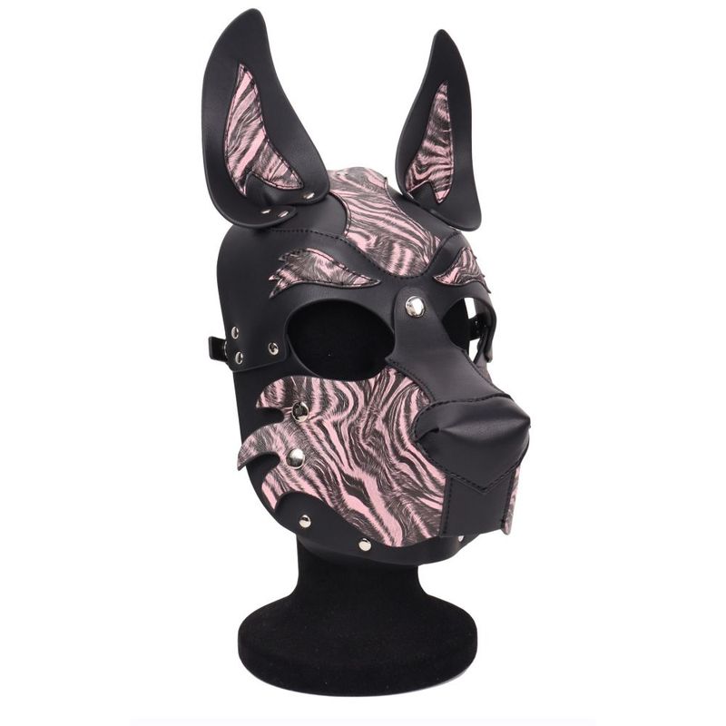 Pink Dog Pup Hood for Playful Adult Fun