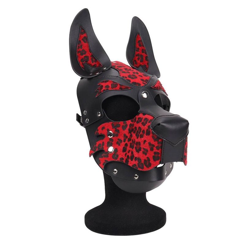 Dog/Pup Hood Red for Comfortable Adjustable Fit
