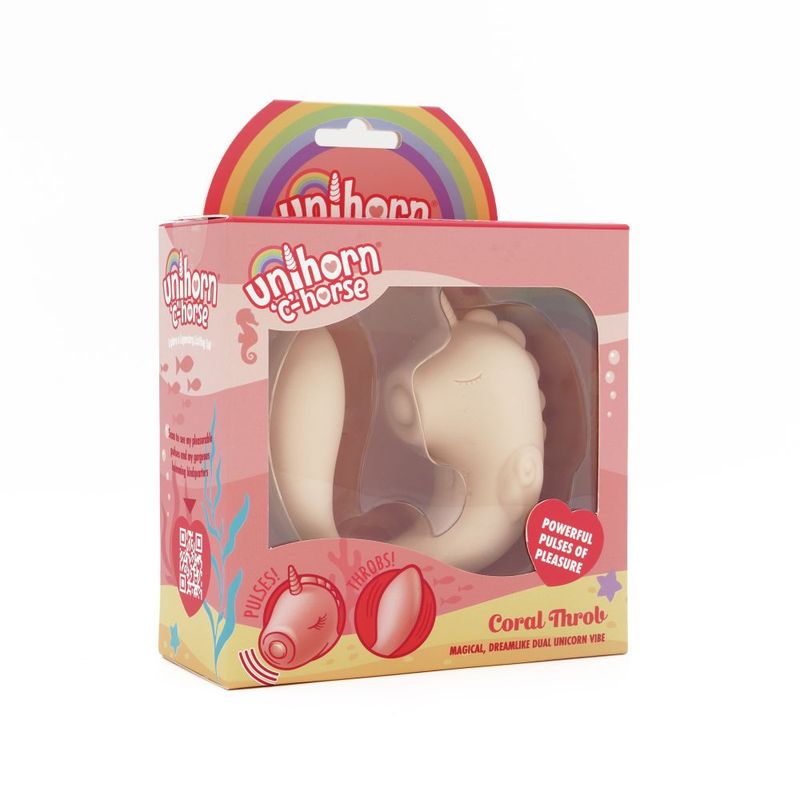 Ocean Peak Unihorn C-Horse – Soft Silicone Tail Oscillating Tongue Vibrator