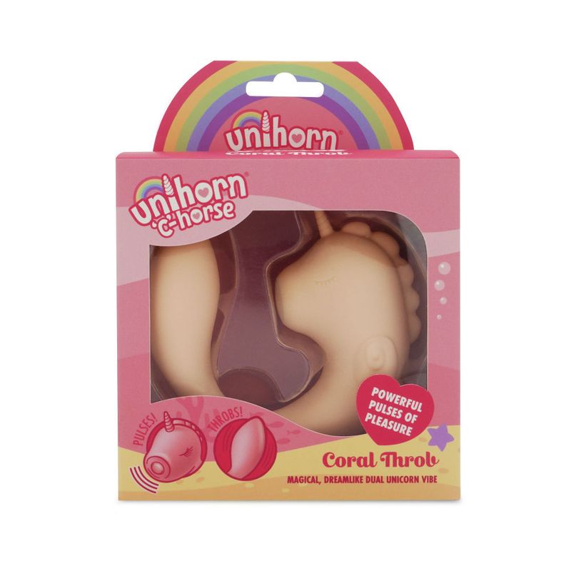 Ocean Peak Unihorn C-Horse – Soft Silicone Tail Oscillating Tongue Vibrator