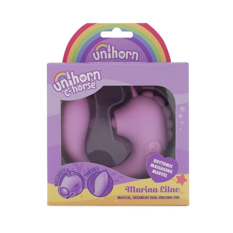 Ocean Peak Unihorn C-Horse Marina – Silicone Oscillating Tongue Vibrator