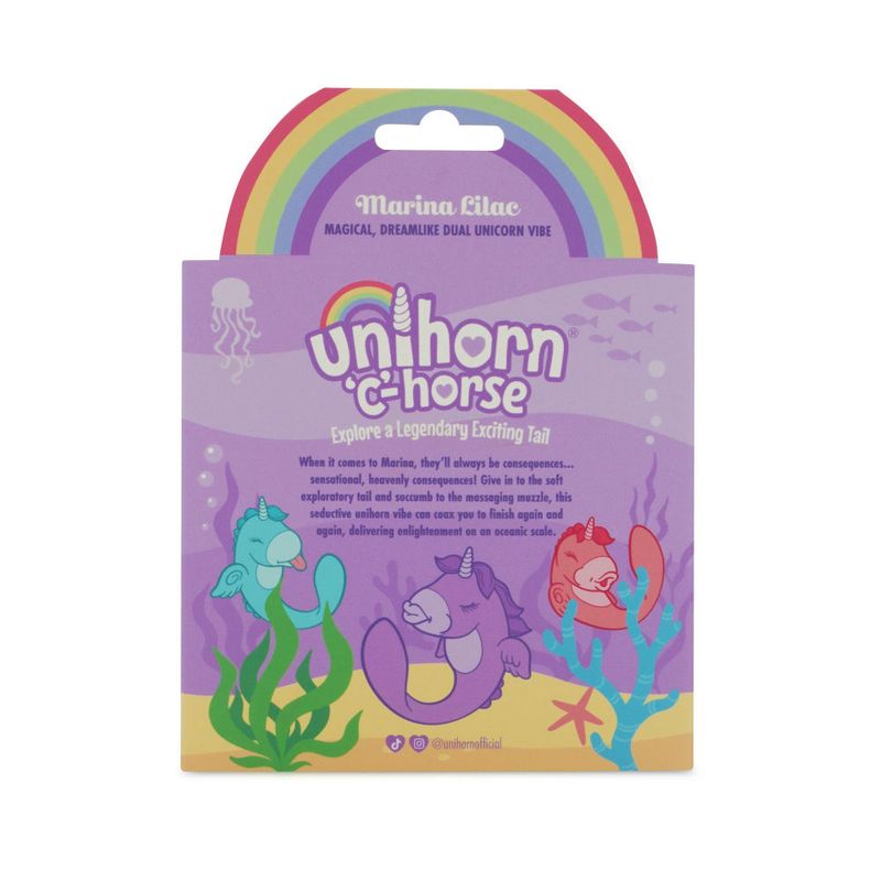 Ocean Peak Unihorn C-Horse Marina – Silicone Oscillating Tongue Vibrator
