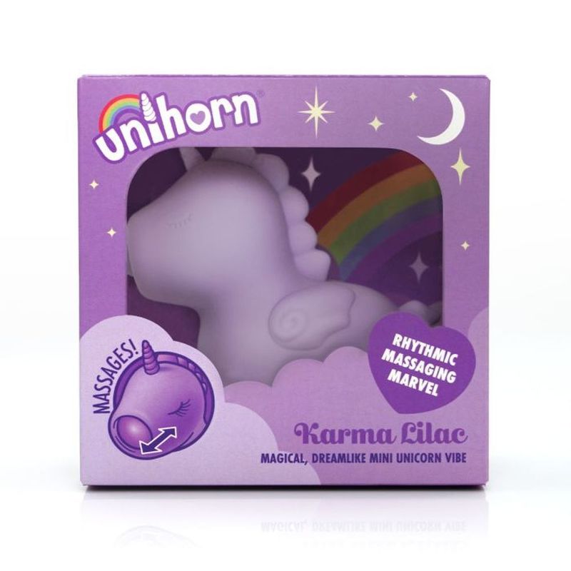 Karma Lilac – Mini Discreet Vibrator with 10 Vibration Speeds and Tongue Motion Patterns