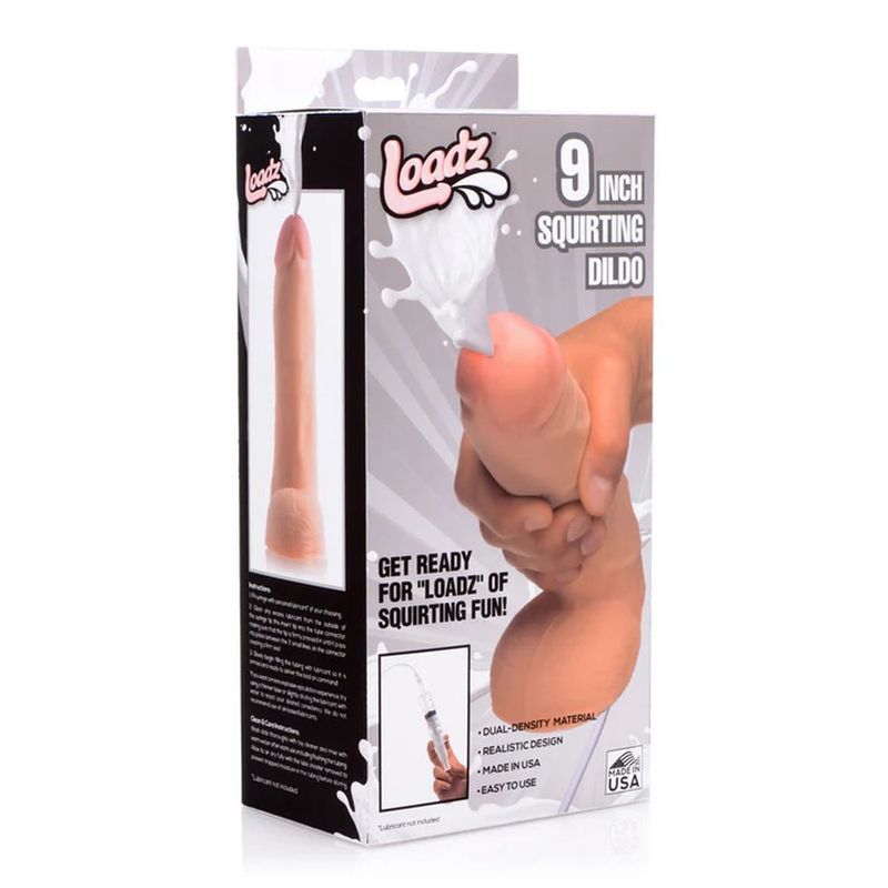 Squirting Dildo 9 Inch with Syringe for Intense Pleasure