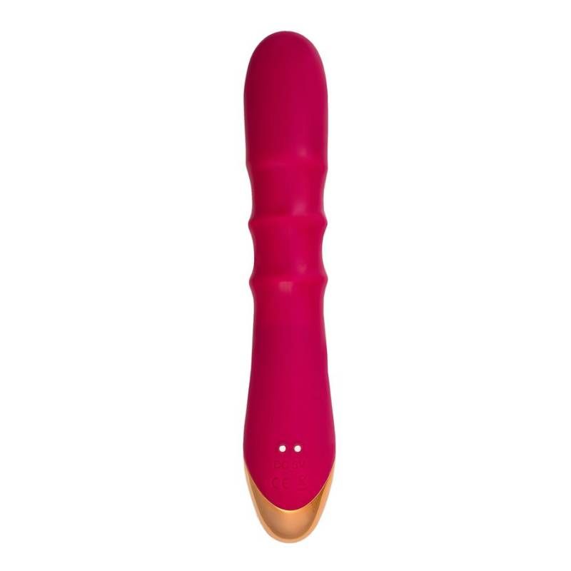 JOS Tenty (Velvet Silicone) – Rechargeable Rabbit Vibrator with Moving Shaft Rings
