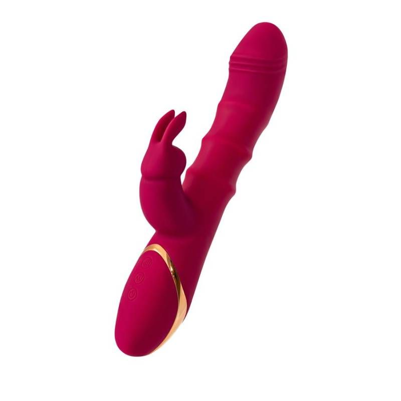 JOS Tenty (Velvet Silicone) – Rechargeable Rabbit Vibrator with Moving Shaft Rings