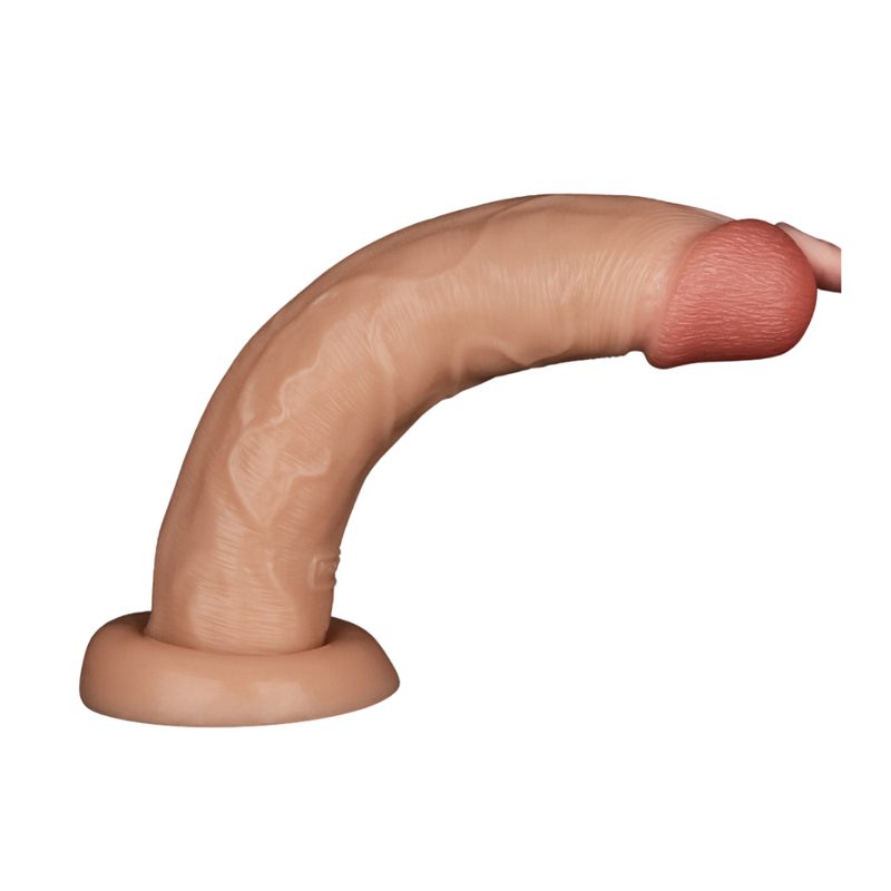 Power Basics Cock (10 Inch) – Vibrating Realistic Dildo With USB Power
