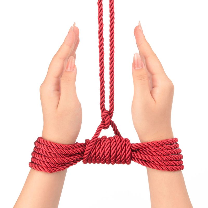 Rebellion Reign Ebony Silky Bondage Rope 10 Meter