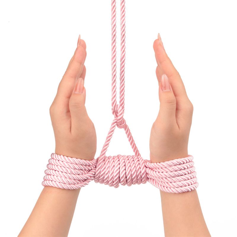 Rebellion Reign Ebony Silky Bondage Rope 10 Meter – Luxury Bondage Rope
