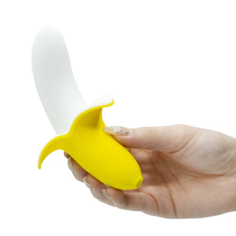 Banana Bliss 13cm Silicone Slimline Vibrator – Slim Silicone Vibrator