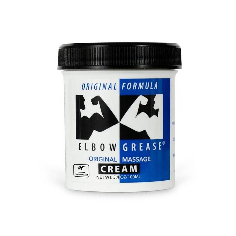 Elbow Grease Original Cream 3.4oz – Mineral Oil-Based Lubricant Cream
