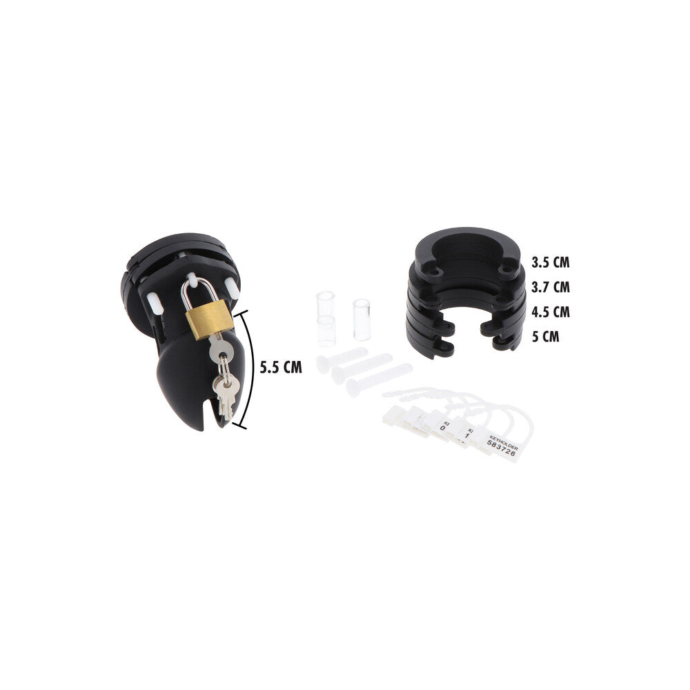 Hidden Desire Extreme Chastity Silicone Cock Cage Small – Penis Gear