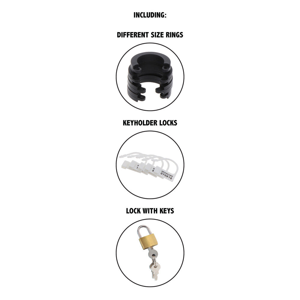 Hidden Desire Extreme Chastity Silicone Cock Cage Small – Penis Gear