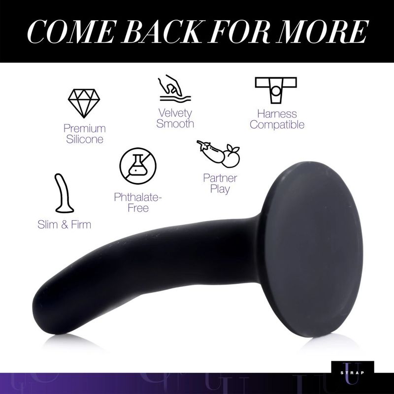 Silicone Strap-On Dildo Small – Comfortable Soft Shaft Dildo