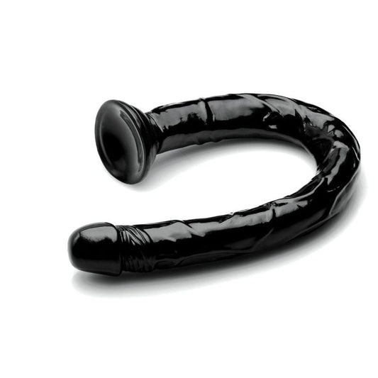 Hosed 19 Inch Realistic Anal Dildo – Firm Flexible Suction Base Dildo