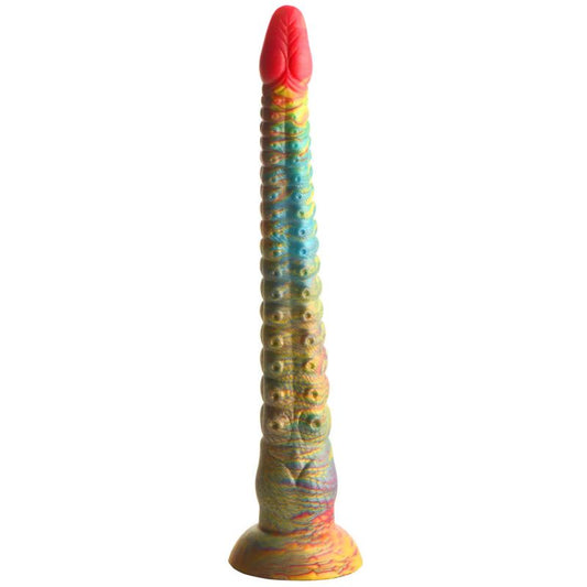 Tenta Dick Tentacle Silicone Dildo (Multicolor) – 11 Inch Ribbed Tentacle Dong