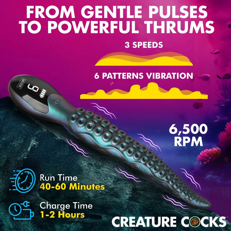 Creature Cocks Tentavibe – Silicone Textured Tentacle Vibrator