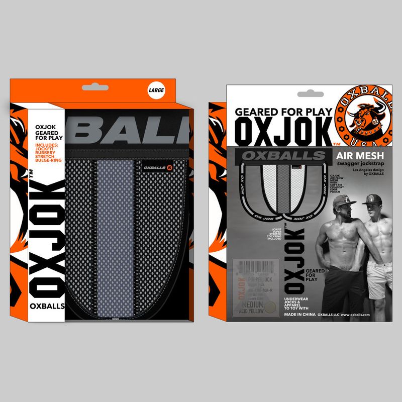 Oxballs Airmesh Swagger (Tar Black) – Comfortable Jockstrap