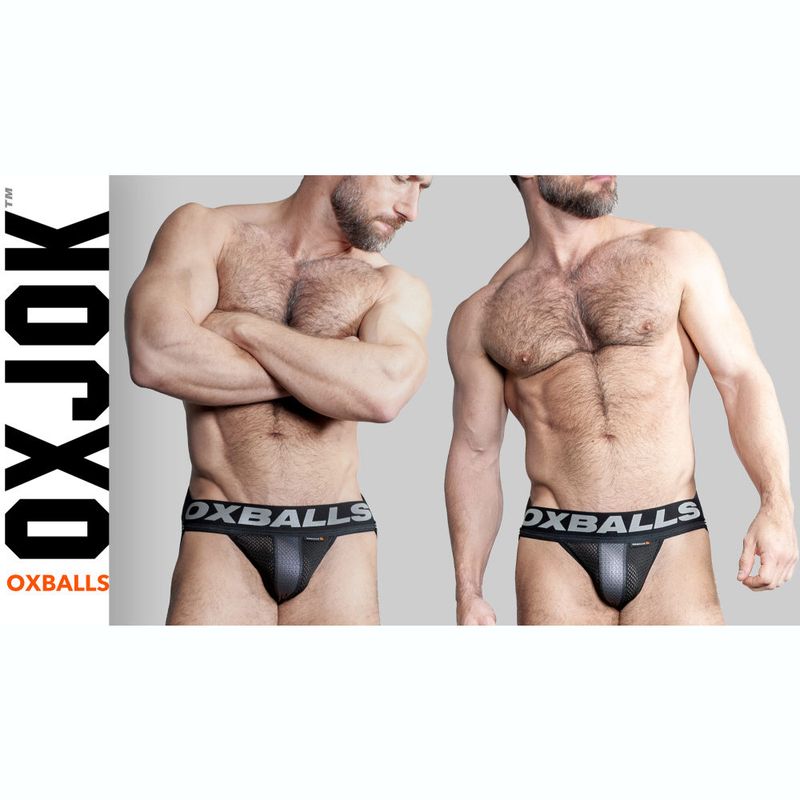 Oxballs Airmesh Swagger (Tar Black) – Comfortable Jockstrap
