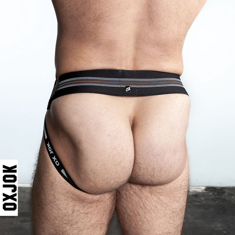 Oxballs Slingjock Upthrust Slider-Strap Jock (Black Iron) – Comfortable Men's Jockstrap