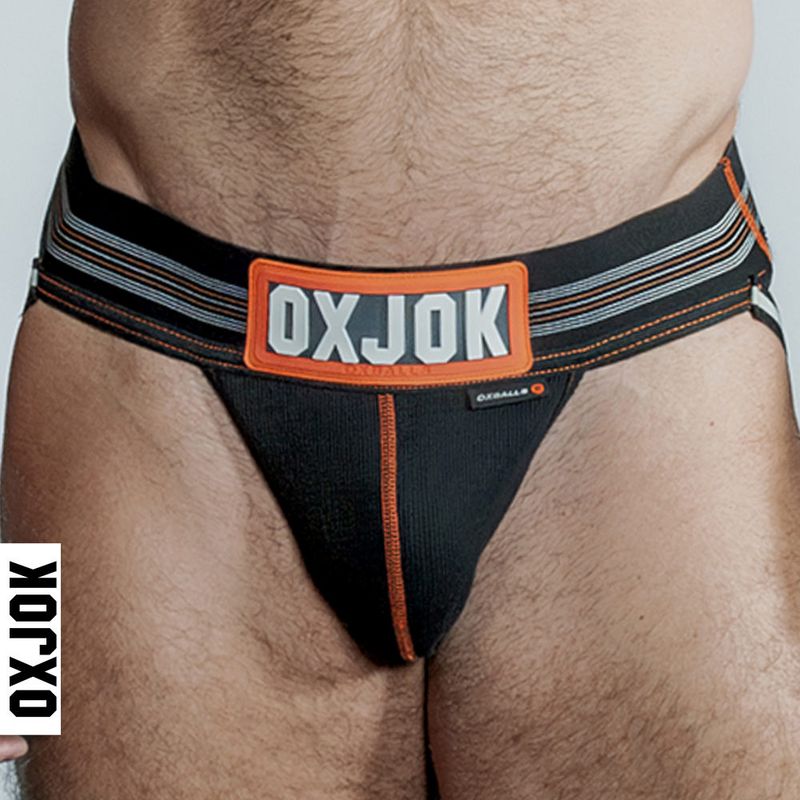 Oxballs Slingjock Upthrust Slider-Strap Jock (Black Iron) – Comfortable Men's Jockstrap