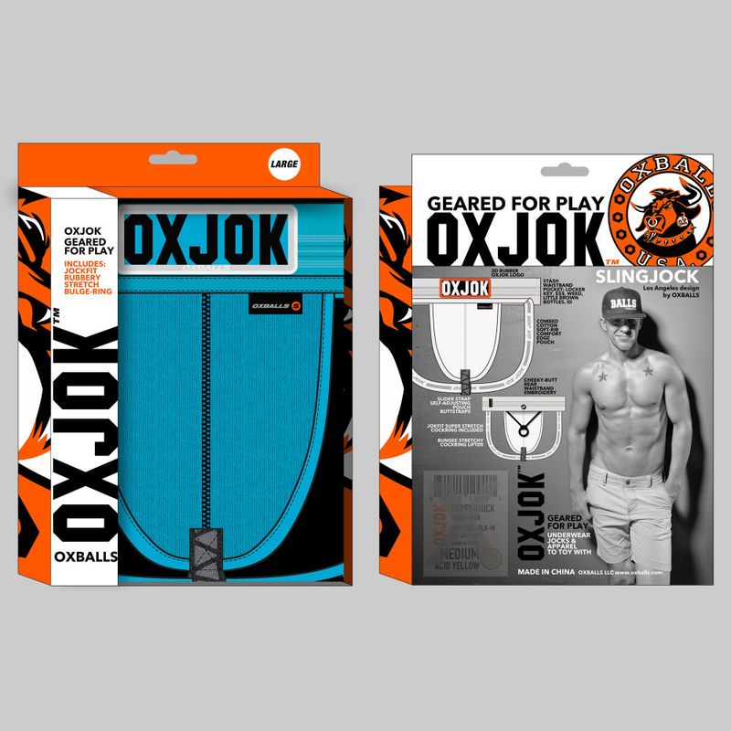 Oxballs Slingjock Upthrust Slider-Strap Jock (Black Iron) – Comfortable Men's Jockstrap