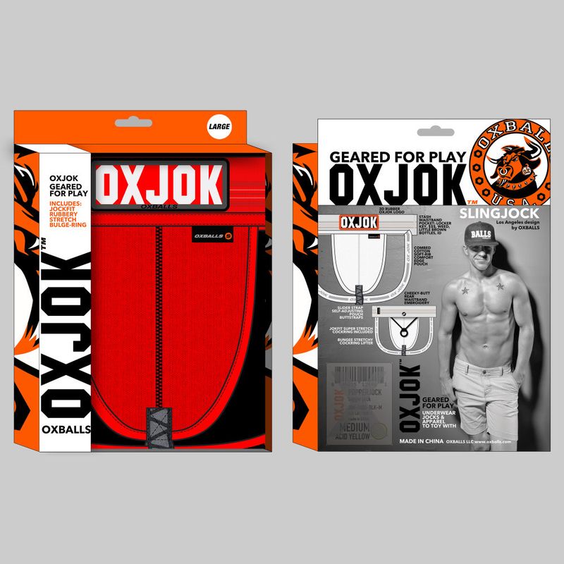 Oxballs Slingjock Upthrust Slider-Strap Jock (Black Iron) – Comfortable Men's Jockstrap