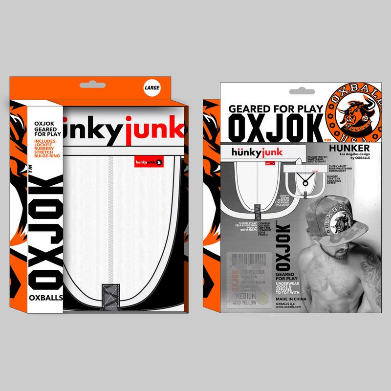 Oxballs Hunker Slider Strap Jock (White Snow) – Strap Jock